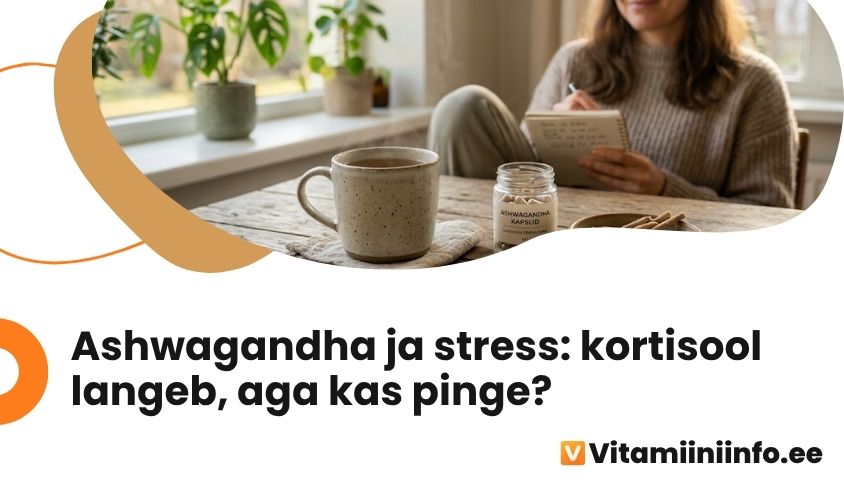 Ashwagandha kapslid ja juurepulber – ashwagandha ja stress