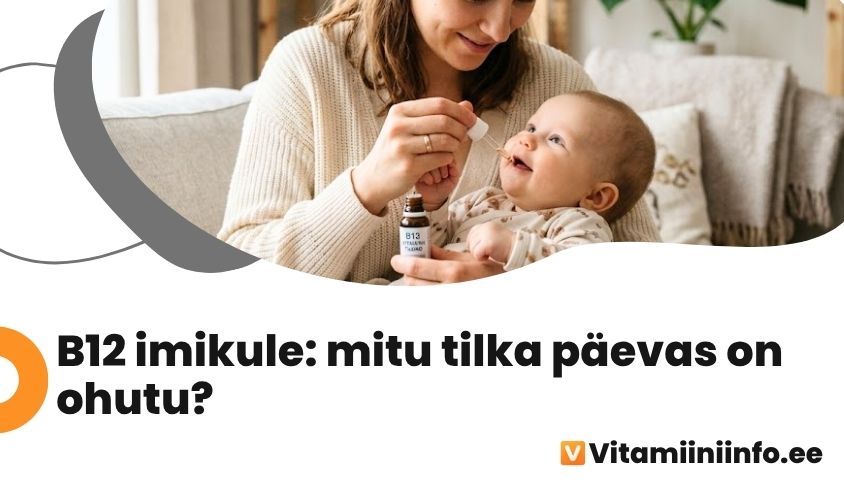 Ema tilgutamas B12-vitamiini tilku beebi suhu