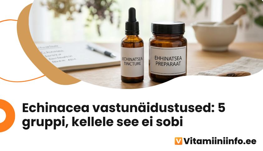Echinacea preparaat ja ravimipurgid koos, kellele echinacea vastunäidustused kehtivad
