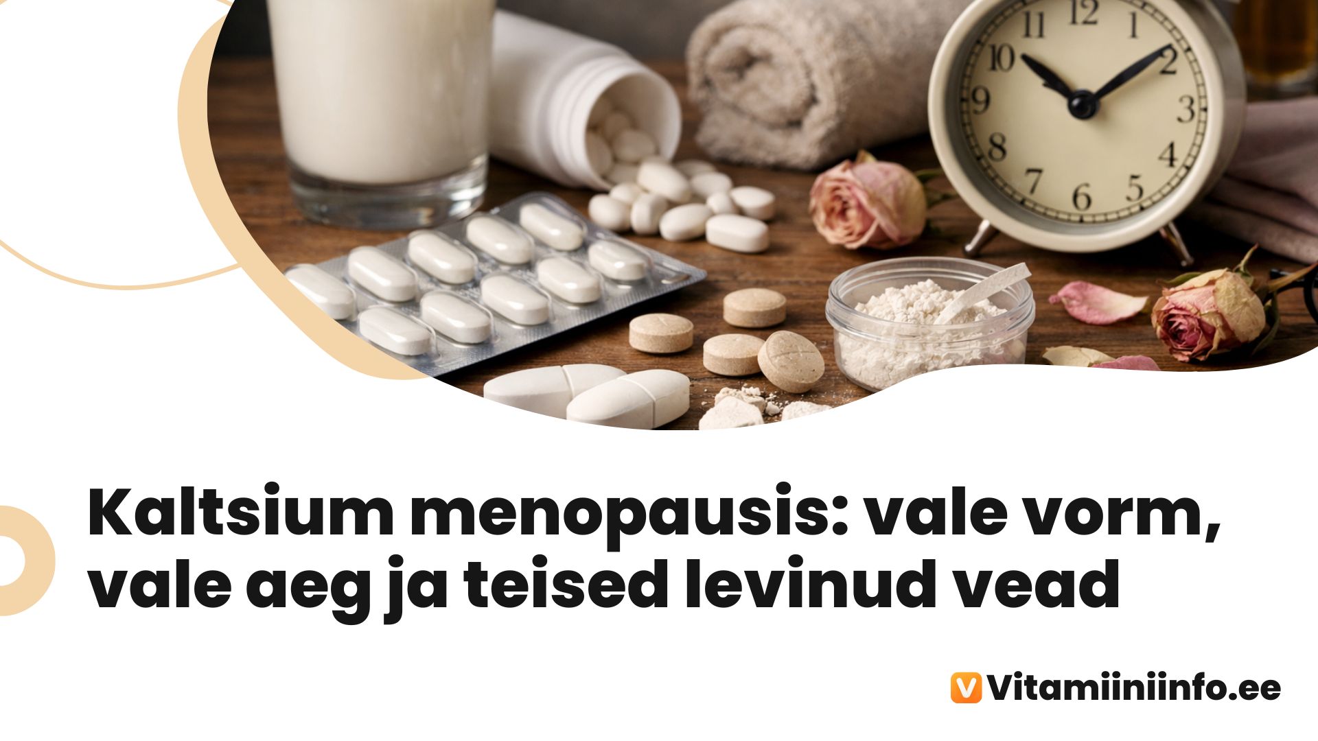 Kaltsium menopausis – luude tervis ja östrogeeni mõju
