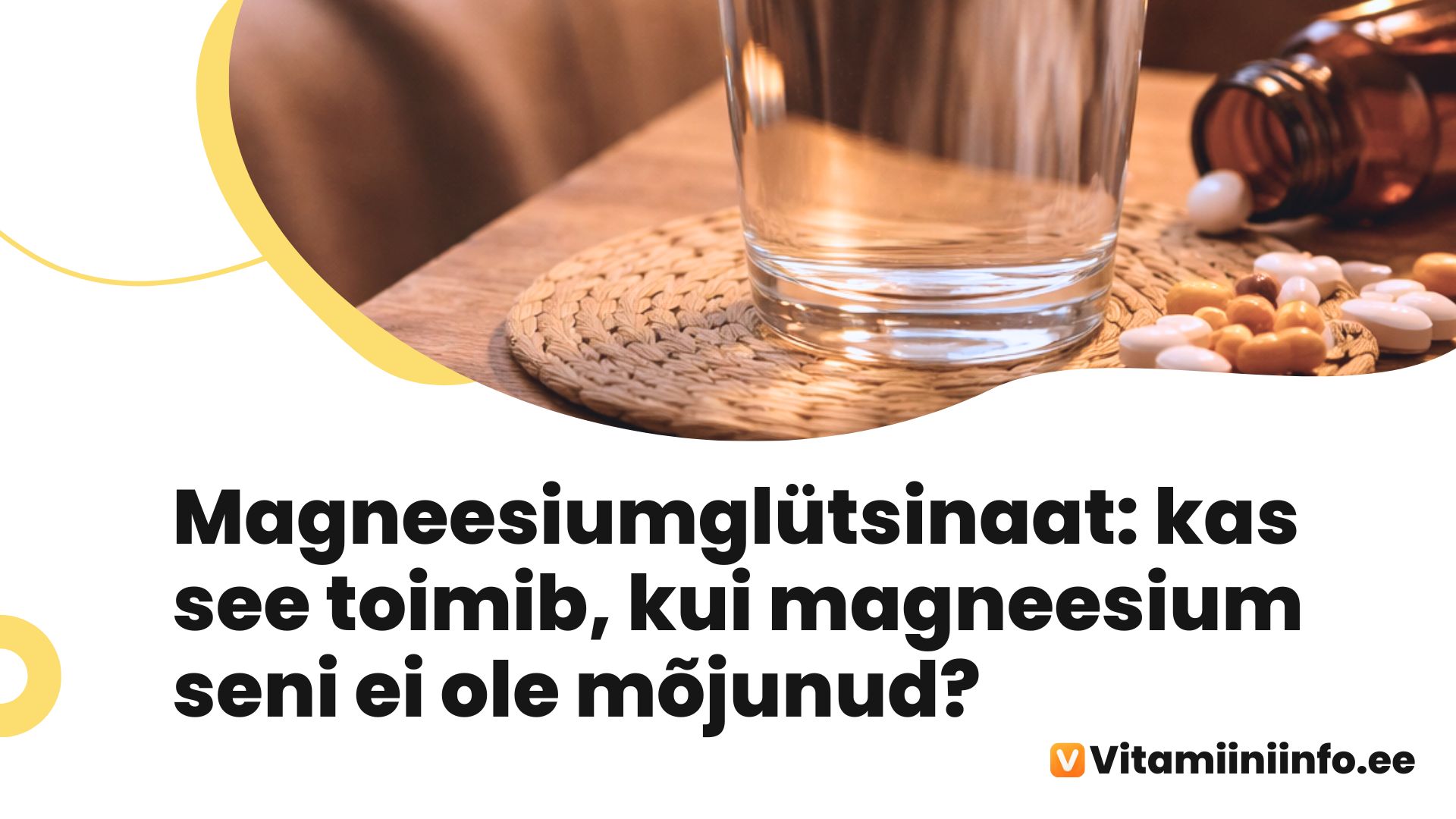 Magneesiumglütsinaat – paremini imenduv magneesiumivorm une ja stressi toetamiseks