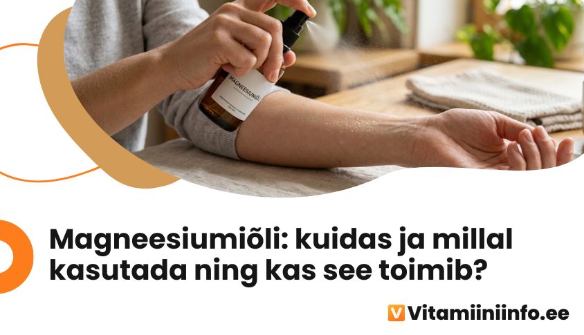 Magneesiumiõli pihustamine käele – kasutamise juhend