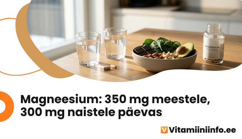 Kui palju magneesiumi võtta päevas – annus meestele ja naistele