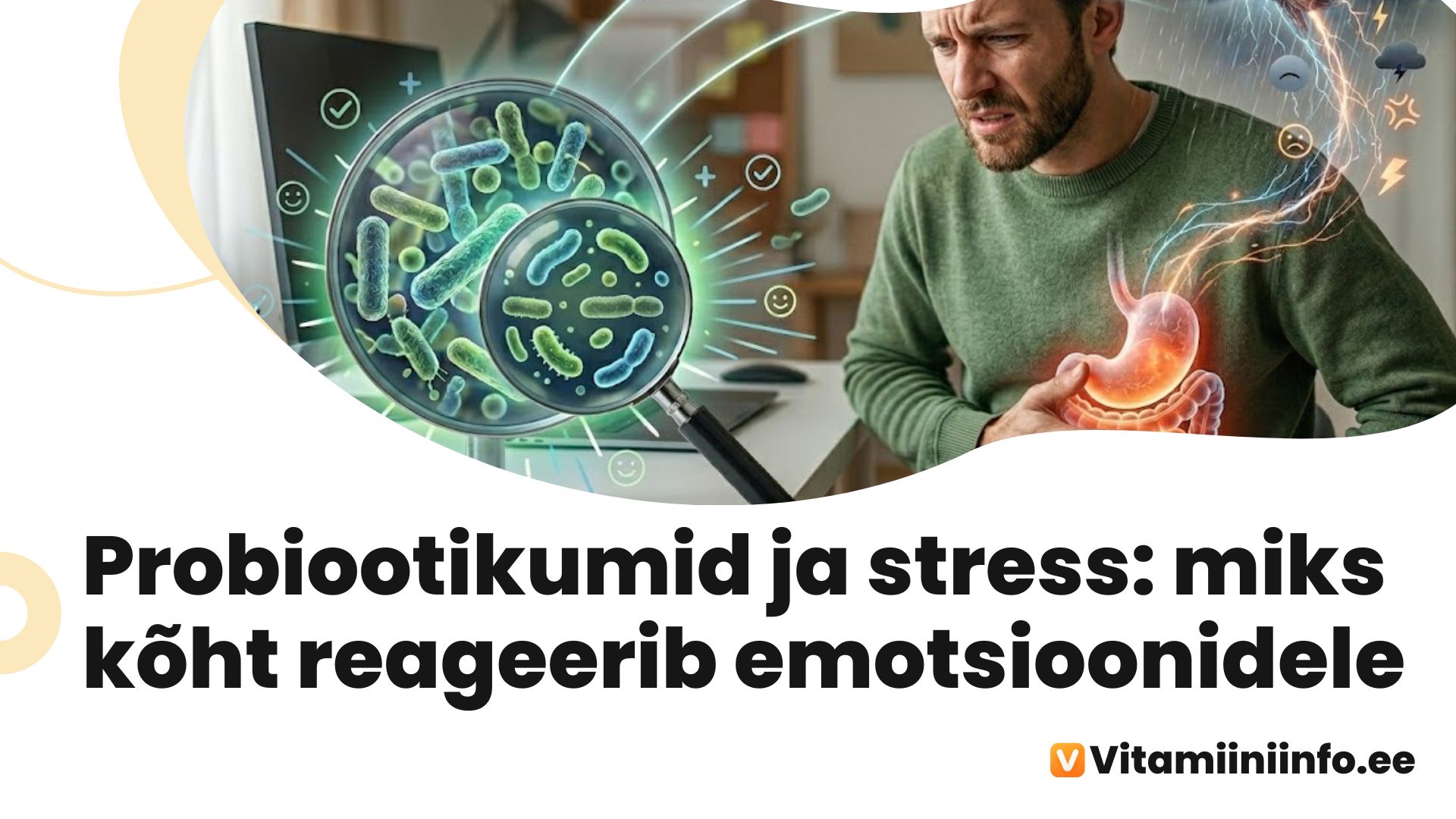 Probiootikumid ja stress – soolestiku-aju telg